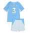 Manchester City Ruben Dias #3 Hjemmedraktsett Barn 2026-27 Kortermet (+ Korte bukser)