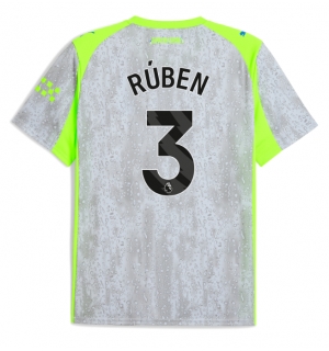 Manchester City Ruben Dias #3 Tredjedrakt 2025-26 Kortermet