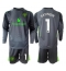 Manchester United Altay Bayindir #1 Keeper Bortedraktsett Barn 2025-26 Langermet (+ Korte bukser)