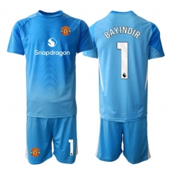 Manchester United Altay Bayindir #1 Keeper Hjemmedraktsett Barn 2025-26 Kortermet (+ Korte bukser)