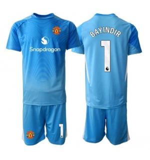 Manchester United Altay Bayindir #1 Keeper Hjemmedraktsett Barn 2025-26 Kortermet (+ Korte bukser)