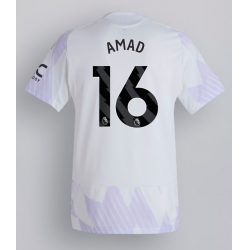 Manchester United Amad Diallo #16 Bortedrakt 2025-26 Kortermet