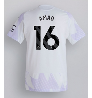 Manchester United Amad Diallo #16 Bortedrakt 2025-26 Kortermet