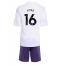 Manchester United Amad Diallo #16 Bortedraktsett Barn 2025-26 Kortermet (+ Korte bukser)