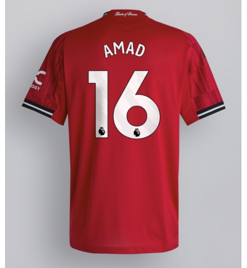 Manchester United Amad Diallo #16 Hjemmedrakt 2025-26 Kortermet Manchester United Amad Diallo #16 Hjemmedrakt 2025-26 Kortermet