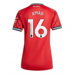 Manchester United Amad Diallo #16 Hjemmedrakt Dame 2025-26 Kortermet