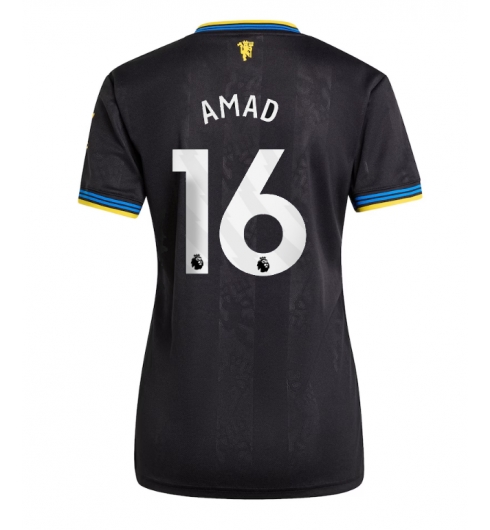 Manchester United Amad Diallo #16 Tredjedrakt Dame 2025-26 Kortermet Manchester United Amad Diallo #16 Tredjedrakt Dame 2025-26 Kortermet