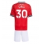 Manchester United Benjamin Sesko #30 Hjemmedraktsett Barn 2025-26 Kortermet (+ Korte bukser)