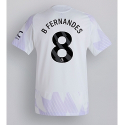 Manchester United Bruno Fernandes #8 Bortedrakt 2025-26 Kortermet