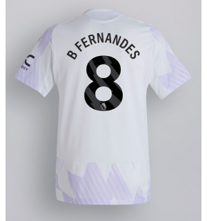 Manchester United Bruno Fernandes #8 Bortedrakt 2025-26 Kortermet