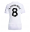 Manchester United Bruno Fernandes #8 Bortedrakt Dame 2025-26 Kortermet