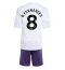 Manchester United Bruno Fernandes #8 Bortedraktsett Barn 2025-26 Kortermet (+ Korte bukser)