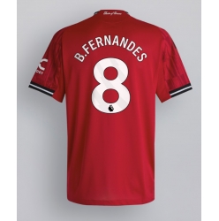 Manchester United Bruno Fernandes #8 Hjemmedrakt 2025-26 Kortermet