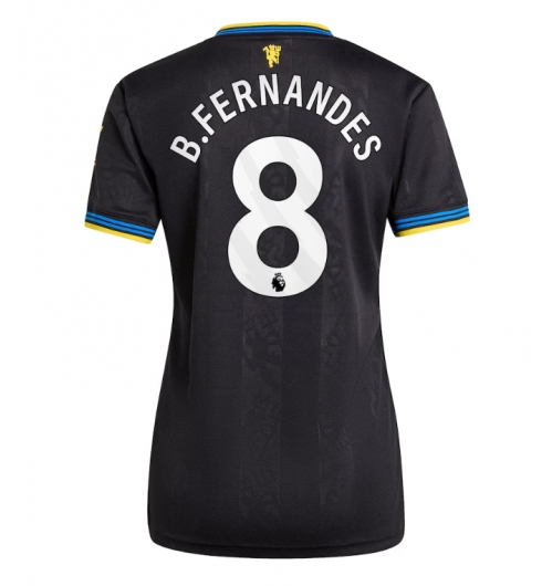 Manchester United Bruno Fernandes #8 Tredjedrakt Dame 2025-26 Kortermet Manchester United Bruno Fernandes #8 Tredjedrakt Dame 2025-26 Kortermet