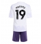 Manchester United Bryan Mbeumo #19 Bortedraktsett Barn 2025-26 Kortermet (+ Korte bukser)