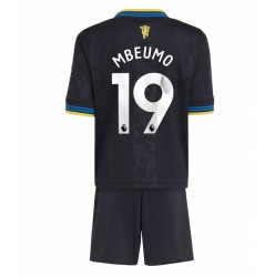 Manchester United Bryan Mbeumo #19 Tredjedraktsett Barn 2025-26 Kortermet (+ Korte bukser)