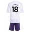 Manchester United Casemiro #18 Bortedraktsett Barn 2025-26 Kortermet (+ Korte bukser)