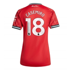 Manchester United Casemiro #18 Hjemmedrakt Dame 2025-26 Kortermet