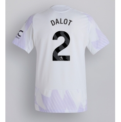 Manchester United Diogo Dalot #2 Bortedrakt 2025-26 Kortermet