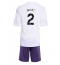 Manchester United Diogo Dalot #2 Bortedraktsett Barn 2025-26 Kortermet (+ Korte bukser)