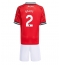 Manchester United Diogo Dalot #2 Hjemmedraktsett Barn 2025-26 Kortermet (+ Korte bukser)