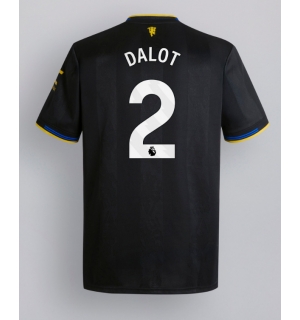 Manchester United Diogo Dalot #2 Tredjedrakt 2025-26 Kortermet