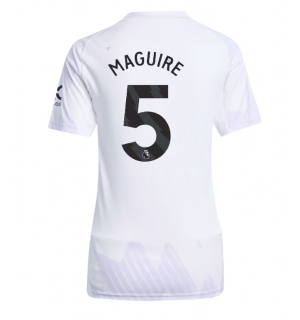 Manchester United Harry Maguire #5 Bortedrakt Dame 2025-26 Kortermet