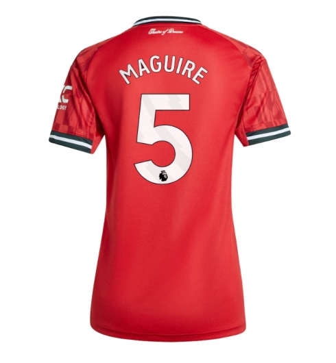 Manchester United Harry Maguire #5 Hjemmedrakt Dame 2025-26 Kortermet Manchester United Harry Maguire #5 Hjemmedrakt Dame 2025-26 Kortermet