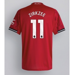 Manchester United Joshua Zirkzee #11 Hjemmedrakt 2025-26 Kortermet
