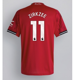 Manchester United Joshua Zirkzee #11 Hjemmedrakt 2025-26 Kortermet