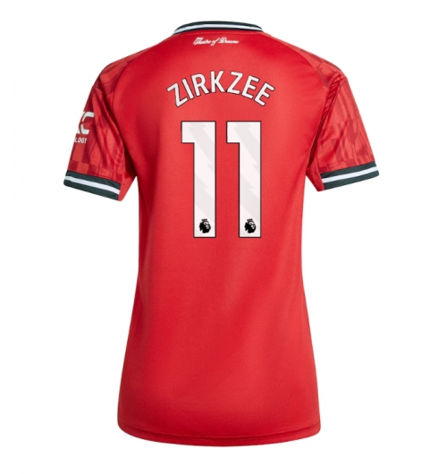 Manchester United Joshua Zirkzee #11 Hjemmedrakt Dame 2025-26 Kortermet Manchester United Joshua Zirkzee #11 Hjemmedrakt Dame 2025-26 Kortermet
