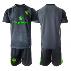 Manchester United Keeper Bortedraktsett Barn 2025-26 Kortermet (+ Korte bukser)