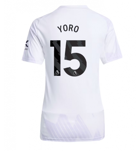 Manchester United Leny Yoro #15 Bortedrakt Dame 2025-26 Kortermet Manchester United Leny Yoro #15 Bortedrakt Dame 2025-26 Kortermet