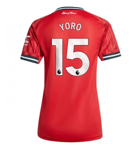 Manchester United Leny Yoro #15 Hjemmedrakt Dame 2025-26 Kortermet Manchester United Leny Yoro #15 Hjemmedrakt Dame 2025-26 Kortermet