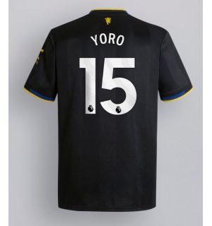 Manchester United Leny Yoro #15 Tredjedrakt 2025-26 Kortermet