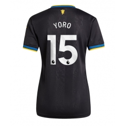 Manchester United Leny Yoro #15 Tredjedrakt Dame 2025-26 Kortermet