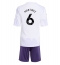 Manchester United Lisandro Martinez #6 Bortedraktsett Barn 2025-26 Kortermet (+ Korte bukser)