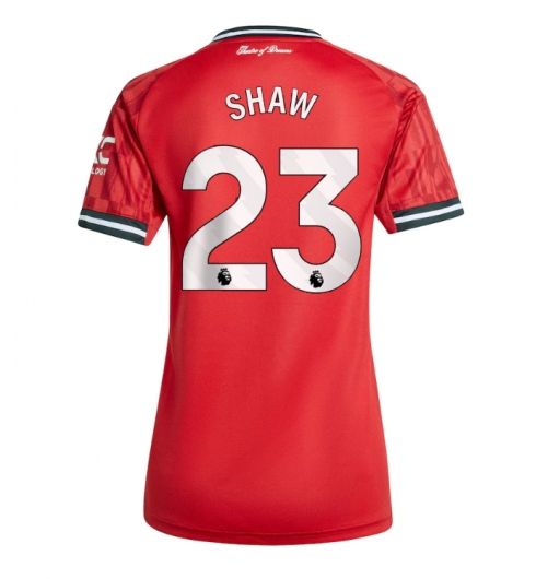 Manchester United Luke Shaw #23 Hjemmedrakt Dame 2025-26 Kortermet Manchester United Luke Shaw #23 Hjemmedrakt Dame 2025-26 Kortermet