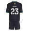 Manchester United Luke Shaw #23 Tredjedraktsett Barn 2025-26 Kortermet (+ Korte bukser)