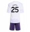 Manchester United Manuel Ugarte #25 Bortedraktsett Barn 2025-26 Kortermet (+ Korte bukser)