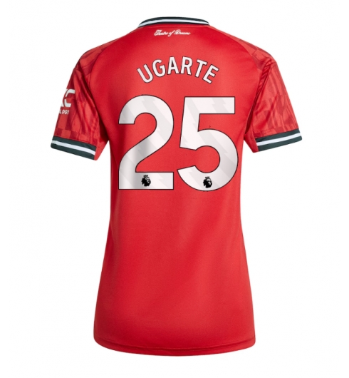 Manchester United Manuel Ugarte #25 Hjemmedrakt Dame 2025-26 Kortermet Manchester United Manuel Ugarte #25 Hjemmedrakt Dame 2025-26 Kortermet
