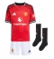 Manchester United Manuel Ugarte #25 Hjemmedraktsett Barn 2025-26 Kortermet (+ Korte bukser)