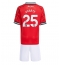 Manchester United Manuel Ugarte #25 Hjemmedraktsett Barn 2025-26 Kortermet (+ Korte bukser)