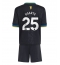 Manchester United Manuel Ugarte #25 Tredjedraktsett Barn 2025-26 Kortermet (+ Korte bukser)