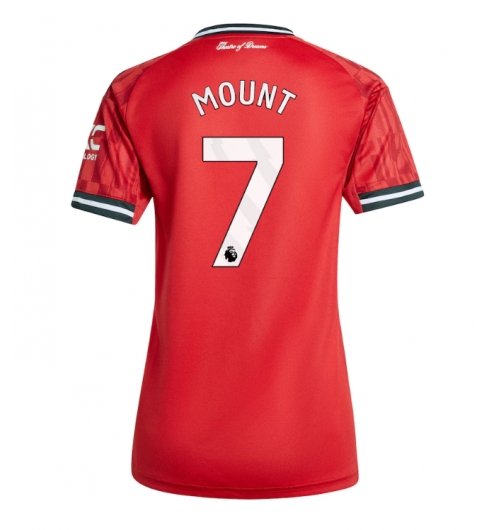 Manchester United Mason Mount #7 Hjemmedrakt Dame 2025-26 Kortermet Manchester United Mason Mount #7 Hjemmedrakt Dame 2025-26 Kortermet