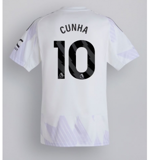 Manchester United Matheus Cunha #10 Bortedrakt 2025-26 Kortermet