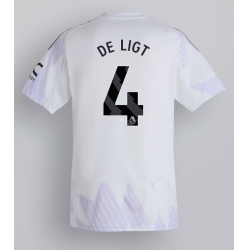 Manchester United Matthijs de Ligt #4 Bortedrakt 2025-26 Kortermet