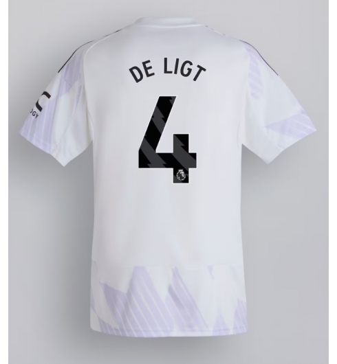 Manchester United Matthijs de Ligt #4 Bortedrakt 2025-26 Kortermet Manchester United Matthijs de Ligt #4 Bortedrakt 2025-26 Kortermet