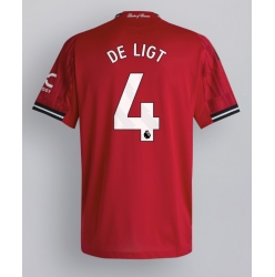 Manchester United Matthijs de Ligt #4 Hjemmedrakt 2025-26 Kortermet