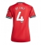 Manchester United Matthijs de Ligt #4 Hjemmedrakt Dame 2025-26 Kortermet Manchester United Matthijs de Ligt #4 Hjemmedrakt Dame 2025-26 Kortermet